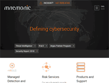 Tablet Screenshot of mnemonic.se