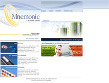 Tablet Screenshot of mnemonic.gr