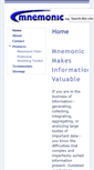 Mobile Screenshot of mnemonic.com